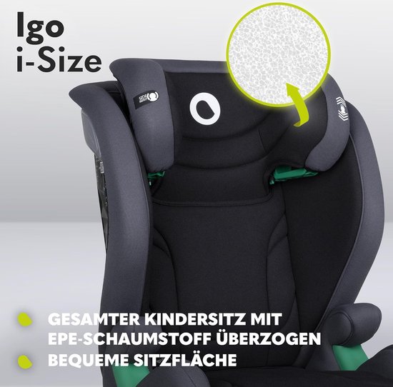 Lionelo Igo - i-Size Autostoeltje - ISOFIX - 100-150cm - Groep 2-3 - 15-36 kg - Memory Foam van LIONELO — afbeelding 5