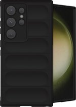 iMoshion Hoesje Geschikt voor Samsung Galaxy S24 Ultra Hoesje Siliconen - iMoshion EasyGrip Backcover - Zwart