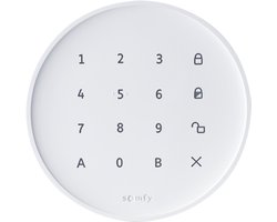 Somfy Home Alarm Essential Keypad - cijfercode voor aan- en uitzetten draadloos alarmsysteem - ontvang melding als code wordt gebruikt