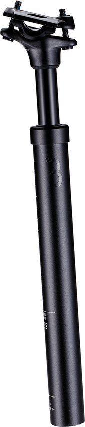 BBB Cycling CandlePost Zadelpen 31.6 mm - Verende Zadelpen Racefiets en E-bike Gecertificeerd - Lengte: 350 mm - Zadelpen Kaars Met Schokabsorptie - Zwart - BSP-44