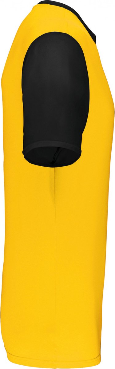 SportSportshirt Kind 12/14 years (12/14 ans) Proact Ronde hals Korte mouw Sporty Yellow / Black 100% Polyester