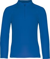 SportSweatshirt Kind 10/12 years (10/12 ans) Proact 1/4-ritskraag Lange mouw Sporty Royal Blue 100% Polyester