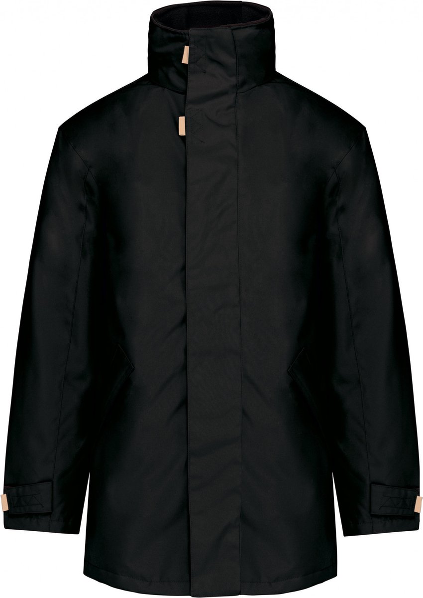 Kariban Gewatteerde parka K677 Zwart