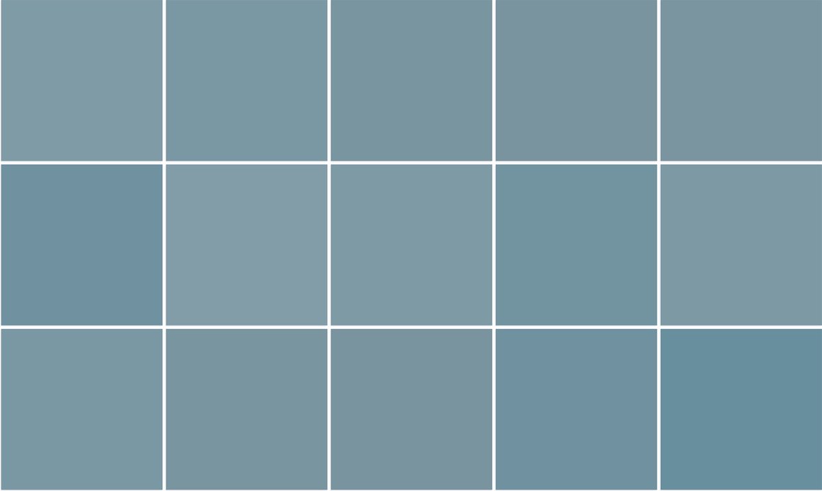 Ulticool Plaktegels - Zelfklevende Tegels - 15x15 cm - Ulticool - Decoratie Sticker Tegels - Grijs Blauw Oceaan - 15 stuks - Meubelfolie Decoratiefolie Folie Keukenkast - Plakfolie Tegelstickers - Sticktiles - Badkamer - Keuken