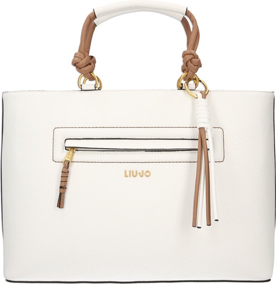 Liu Jo Sanura Shopping Bag Shopper pour Femme - Off White - Taille Unique