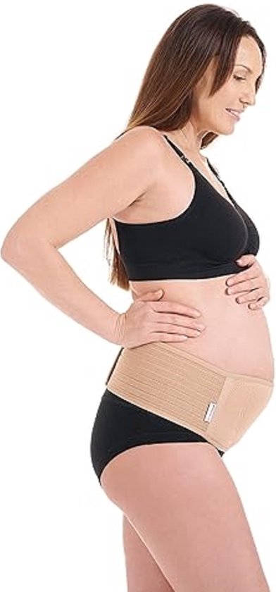 Mammy Vrouwen Zwangerschapsbuikband - Licht en Ademende Buiksteunband voor Zwangere Vrouwen L-XL