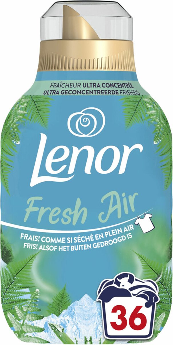 Goedkoopste Lenor Wasverzachter Fresh Air Noorderlicht 36 Wasbeurten 504 ml