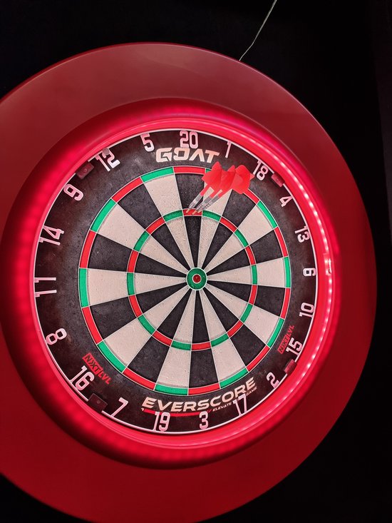 Dragon Darts 2.0 Special Edition - Dartbord Verlichting - PU LED Surround - Rood van Dragon Darts — afbeelding 2