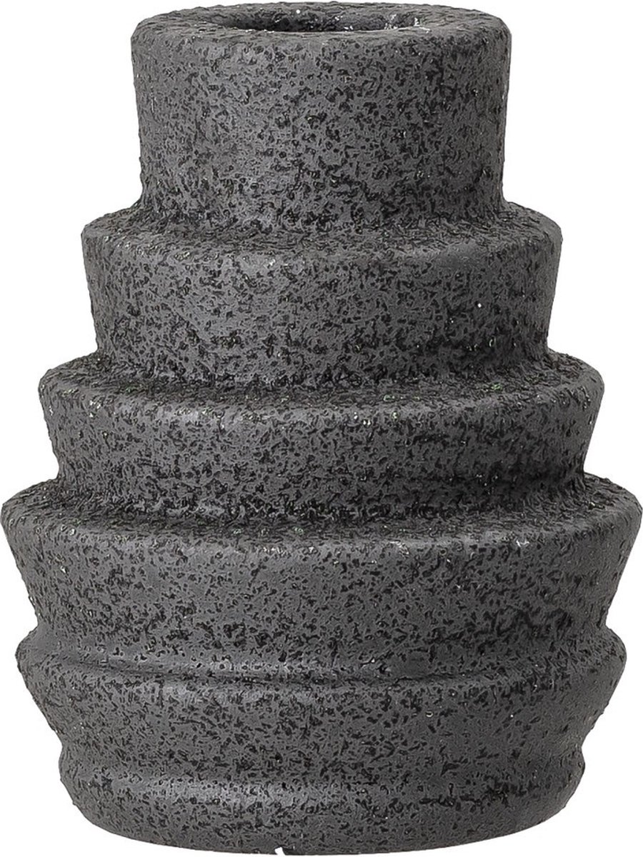 Emin kandelaar zwart 9cm