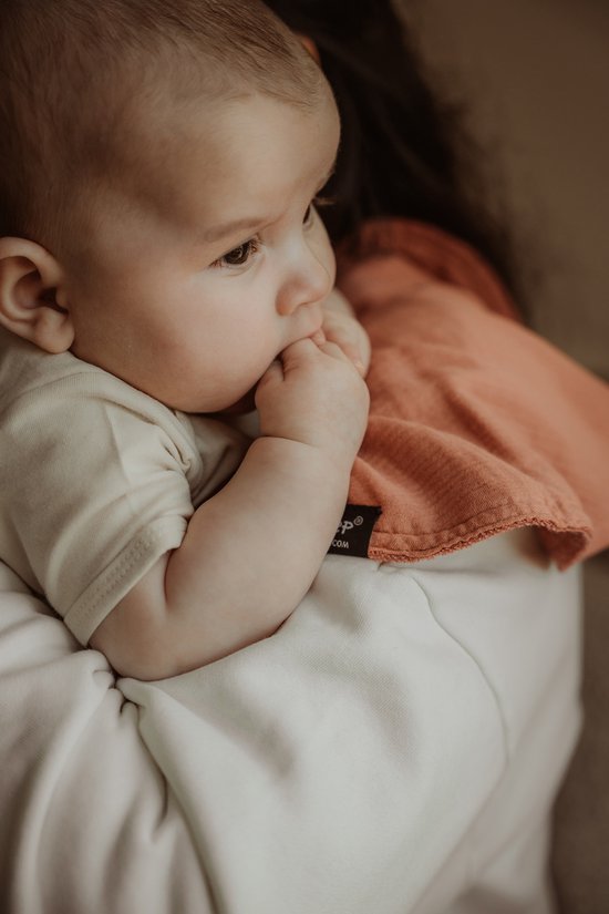 3-in-1 Bib - Sienna - XL spuugdoek, slabber en bandana in 1! - 2 paar - katoen - dubbellaags van Dooky — afbeelding 4