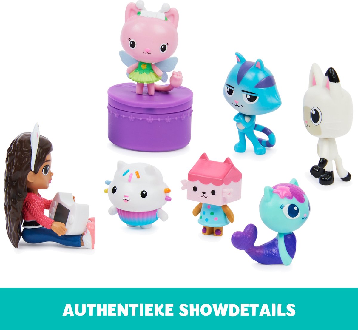 Gabby's Poppenhuis - Speelfigurenset - met Gabby, 6 katjes en 1 poppenhuispakketje — afbeelding 6