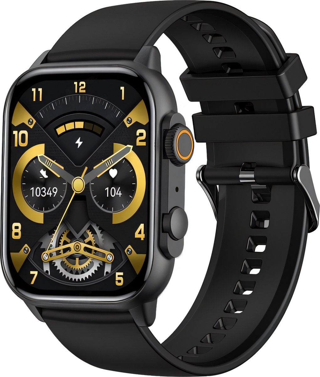 Cinturio Commander Smartwatch - Zwart - Omoled Scherm - Voor heren en voor dames - Cinturio