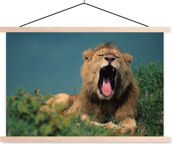 Affiche textielposter Lion Béant 120x80 cm