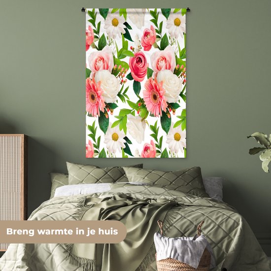 Tapisserie - Tapisserie - Fleurs - Motifs - Roses - 90x135 cm - Tapisserie