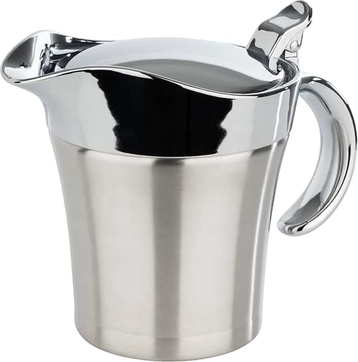 Dubbelwandig geïsoleerde sauciere met klapdeksel, 19 x 12,5 x 13 cm, 0,4 liter
