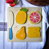 Femur Houten Snijfruit – Speelgoed Eten – Houten Fruit – Houten Mesje – Houten Speelgoed voor Kinderen – 3 Jaar en Ouder