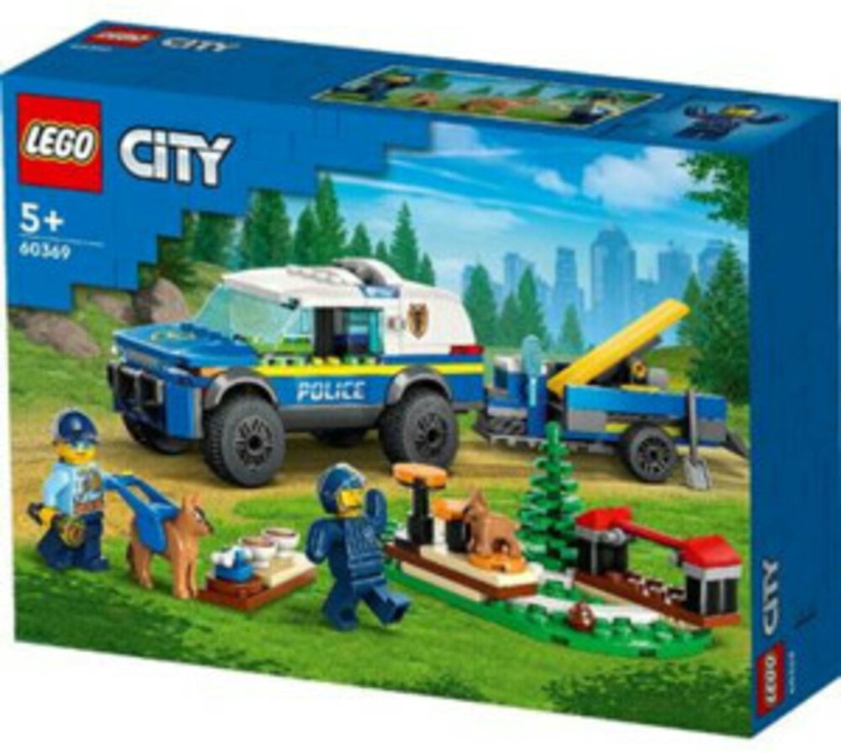 LEGO City Mobiele training voor politiehonden Set - 60369 - LEGO