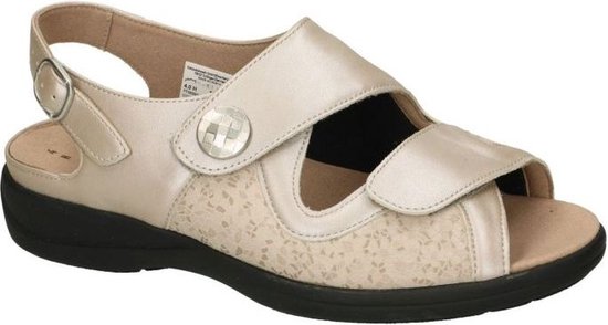 Solidus -Dames - beige - sandalen - maat 40.5