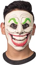 Partychimp Latex Masker Enge Clown Masker Halloween Masker voor bij Halloween Kostuum Volwassenen Scary Clown Killer Clown - Latex - One Size