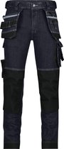 DASSY® Melbourne Stretch holsterzakkenjeans met kniezakken - maat 44 - JEANSBLAUW/ZWART