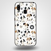 Smartphonica Telefoonhoesje voor Samsung Galaxy A20E met honden opdruk - TPU backcover case honden design / Back Cover geschikt voor Samsung Galaxy A20e