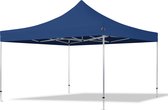 4x4 m Easy Up partytent Vouwpaviljoen, PROFESSIONAL alu 40mm, blauw