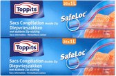 Toppits Diepvrieszakjes 1 liter 20 stuks