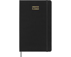 Moleskine Ongedateerde Planner - Wekelijks - Large - Zwart