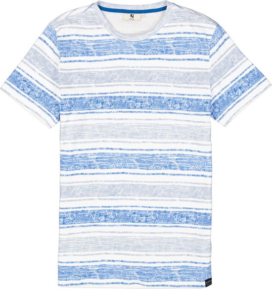 GARCIA Heren T-shirt Blauw - Maat XL