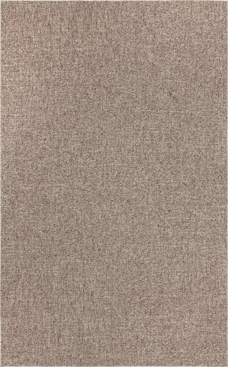 Vloerkleed voor binnen en buiten, Antislip - Uni Taupe Beige - 80cm x 150cm - Balkon Terras Keuken, UV- en Weersbestendig, Modern Tuintapijt