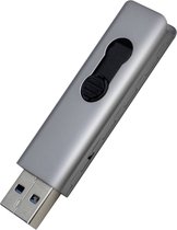 PNY Elite Steel USB-stick 128 GB Zilver FD128ESTEEL31G-EF USB 3.1