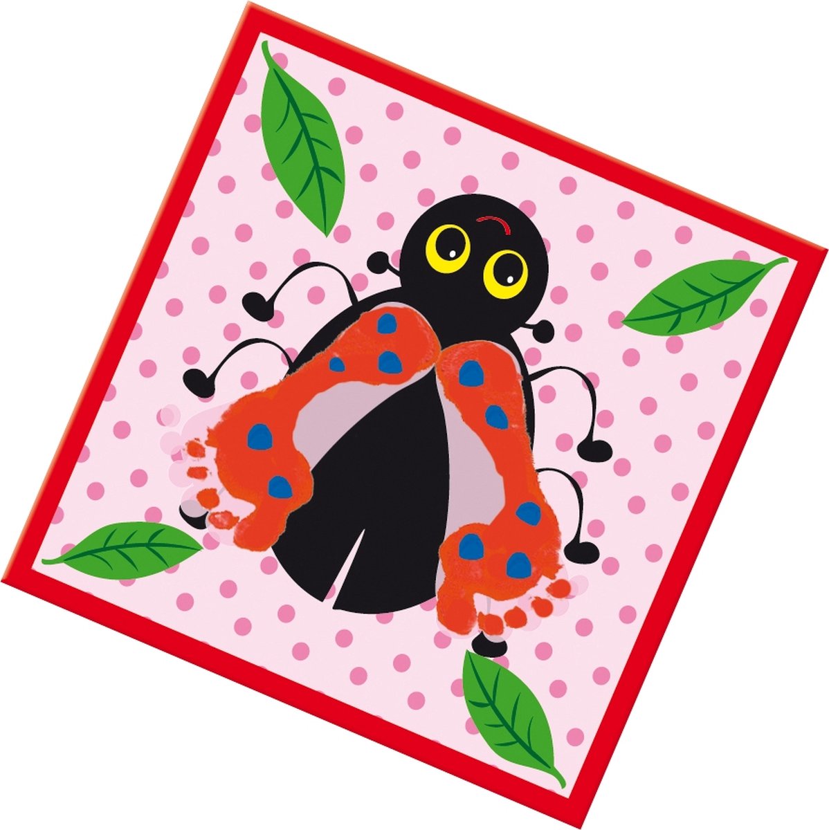 SES Creative - My First - Mijn Eerste Kunstwerk - inclusief 3 kleuren Vingerverf en 11 Vrolijke Kaarten - Makkelijk Uitwasbaar - Vingerverfset 1 tot 4 jaar — afbeelding 5