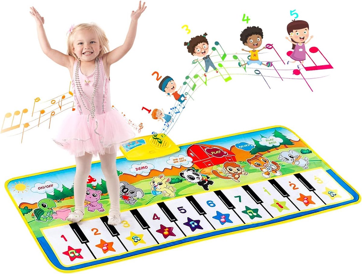 Equivera Dansmat - Dansmat Voor Meisjes - Muziekmat - Interactieve Speelmat