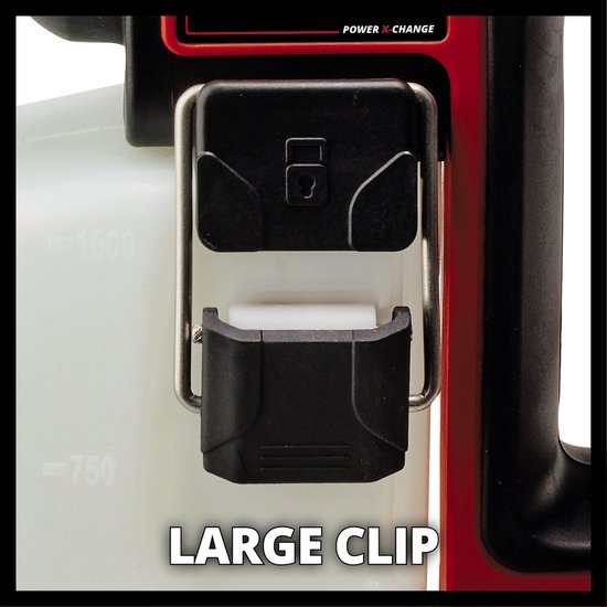 Einhell Accu Drukspuit GE-WS 18/10 Li Solo - Power X-Change - 18 V/Li-ion - Tankinhoud: 1 L - Maximale druk: 1,3 bar - Compact design - Excl. accu en lader van Merkloos	 — afbeelding 2