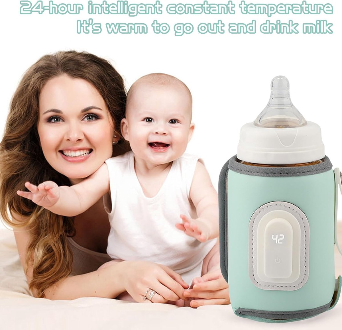 Draagbare Flessenwarmer - Snel & Efficiënt Melk Verwarmen Voor Onderweg En Op Reis Draagbare Flessenwarmer - Snel & Efficiënt Melk Verwarmen Voor Onderweg En Op Reis