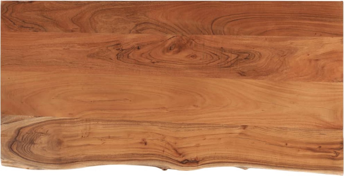 vidaXL - Wastafelblad - rechthoekig - 120x60x3,8 - massief - acaciahout