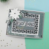 Gemini - Elements - Festive Xmas Frames & Sentiments snijmal - Peace at Christmas