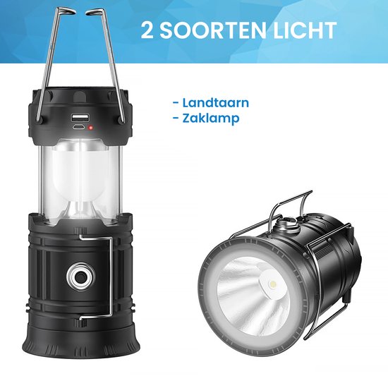 YONO LED Lantaarn Oplaadbaar Camping Lamp Kampeerlamp Tentlamp