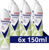 Bol.com Rexona Women Advanced Protection Anti-Transpirant Spray - Stress Control - met Body Heat Activated Technologie - 6 x 150 ml aanbieding