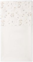 Sweet Petit Mini Ledikant Deken - Ledikantdeken Jongens en meisjes - Laken - Ivoor Wit met Print - 100 x 150 cm
