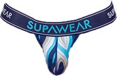 Supawear Sprint Jockstrap Woody Blue - MAAT M - Heren Ondergoed - Jockstrap voor Man - Mannen Jock