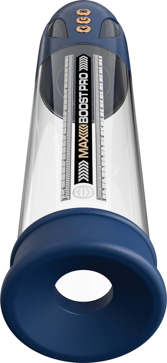 Pipedream - Pump Worx Max Boost Pro Flow - Blauw/Transparant