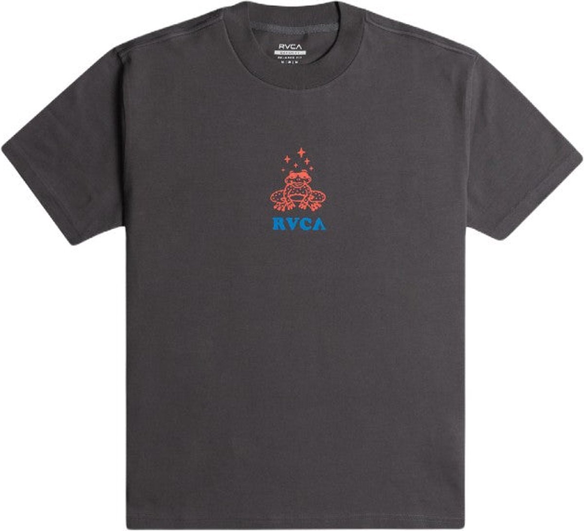 Rvca Magic Frog Short Sleeve T-shirt - Garage Blue
