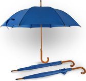 Set van 3 Automatische Opvouwbare Paraplu's | Een Aanvulling op Jouw Regenkleding | 102cm Diameter met Houten Look Handvat