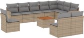 vidaXL-11-delige-Tuinset-met-kussens-poly-rattan-beige