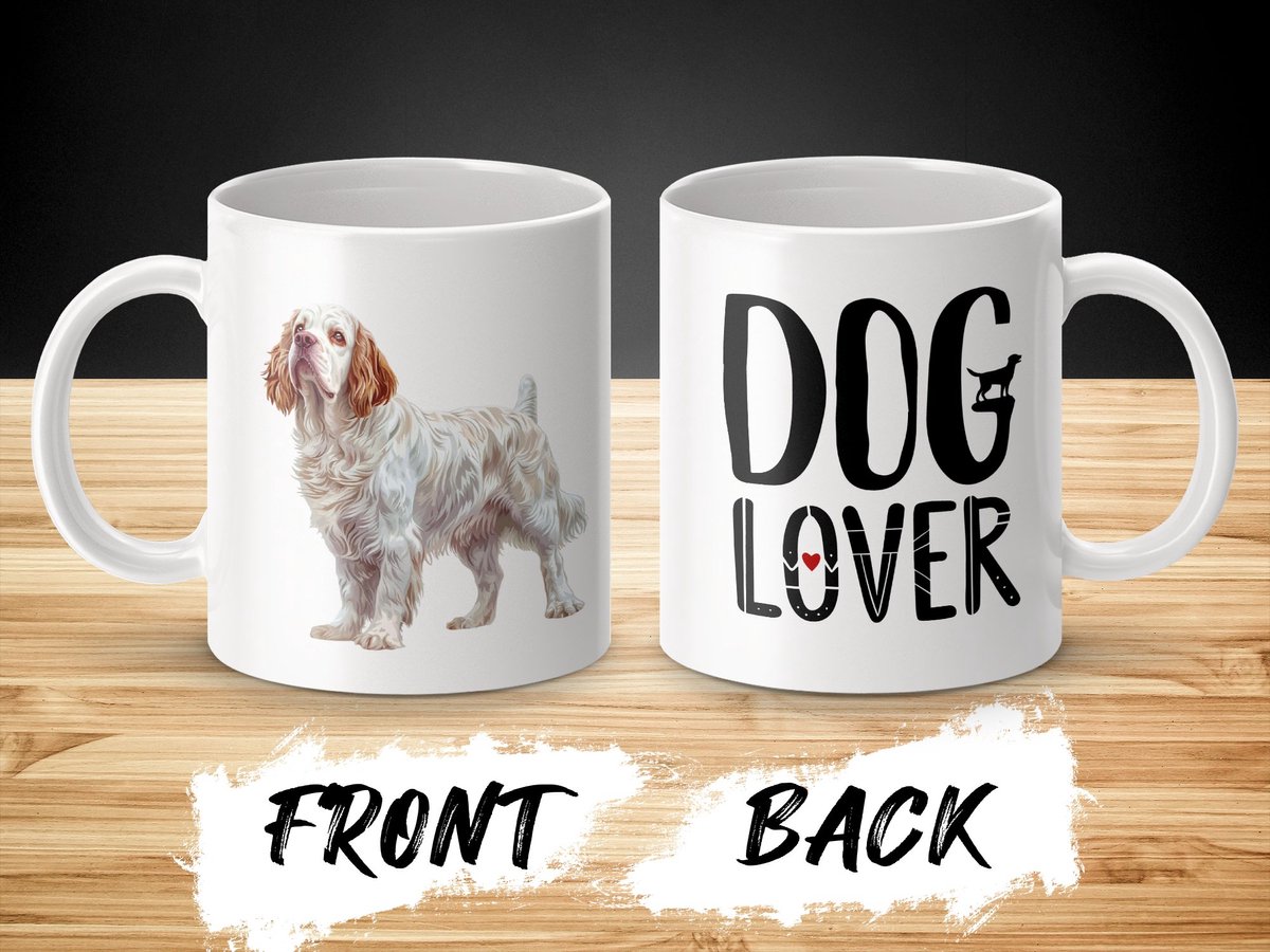 Mok Clumber Spaniel dog - hond / Dog lover