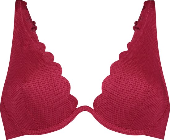 Hunkemöller Niet-voorgevormde beugel bikinitop Scallop Roze F70