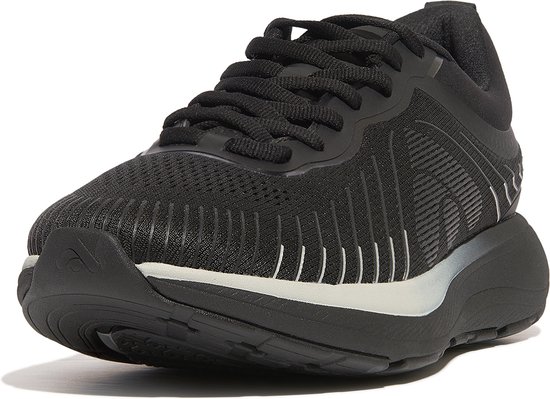 FitFlop FFRUNNER Mesh Running Sneakers ZWART - Maat 40