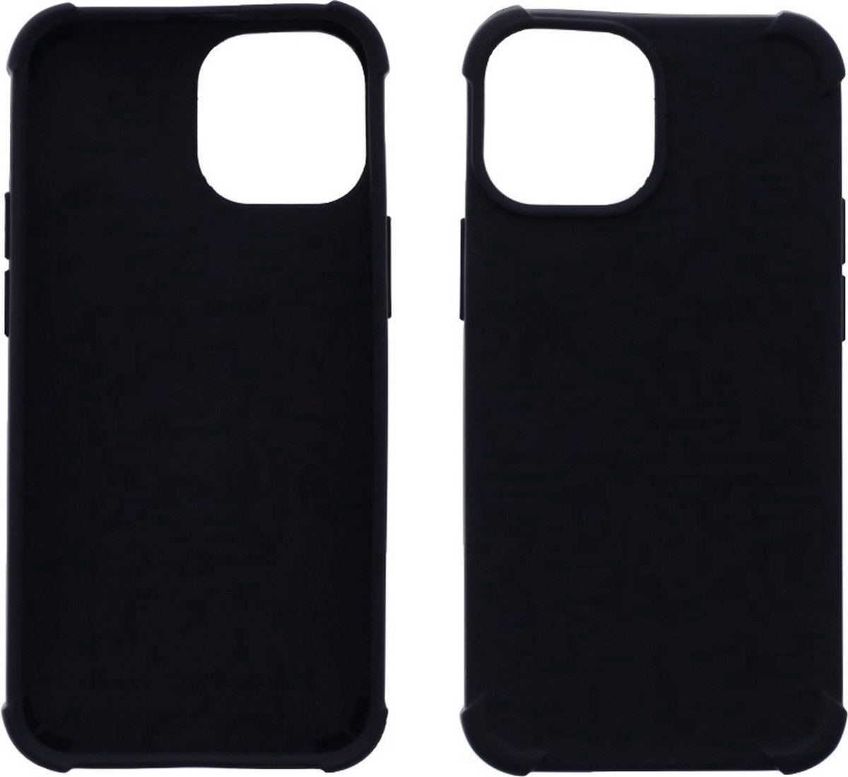 Shockproof Soft TPU hoesje Silicone Case Geschikt voor: iPhone 14 Plus - zwart