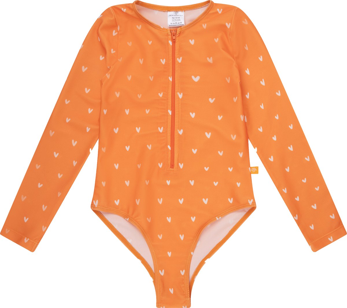 Swim Essentials UV Badpak Meisjes Met Lange Mouwen - Oranje - Oranje Kiss — afbeelding 5